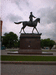 Маршал Победы смотрит в сторону Белорусского вокзала